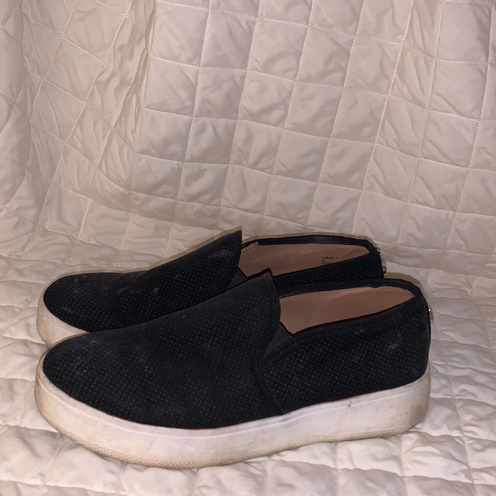 Steve Madden Black Platform Slides - image 1